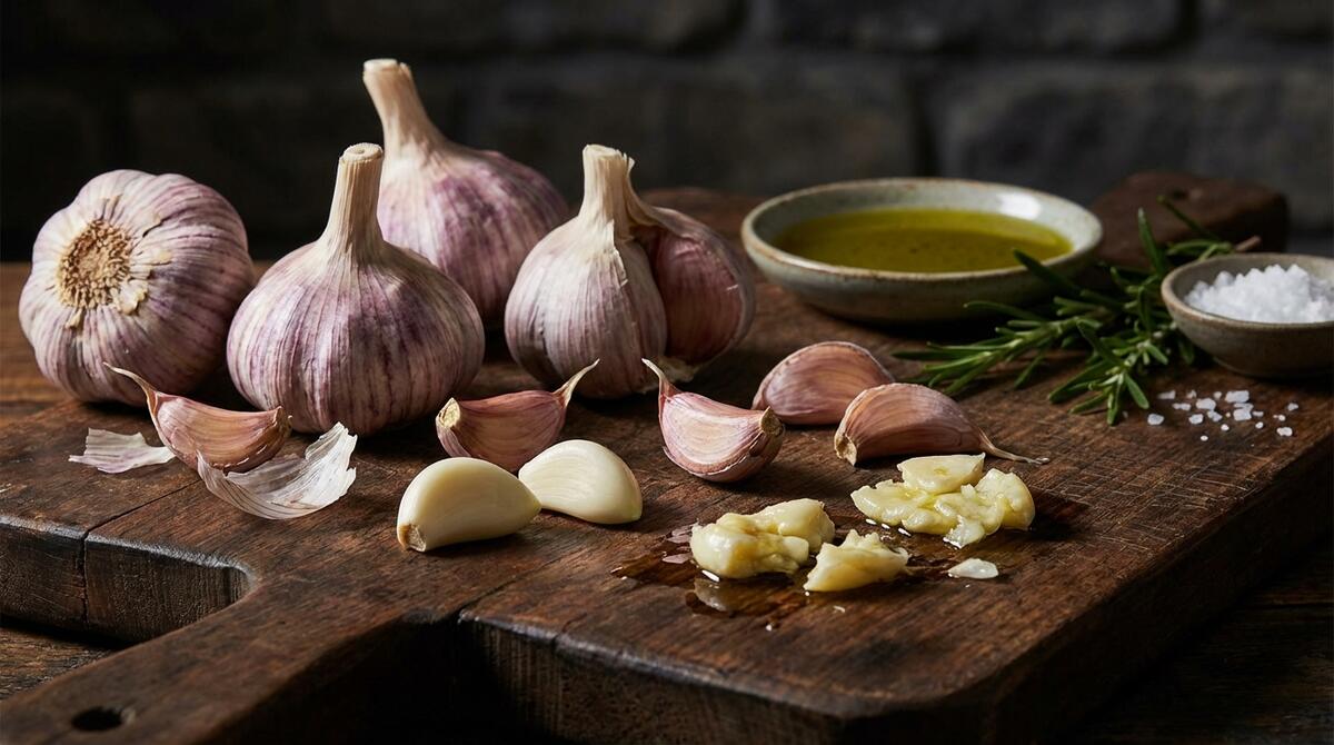 Češnjak detoksikacija - svježi češnjak, ručno zdrobljeni čenovi i prirodni ekstrakti za podršku jetrene funkcije