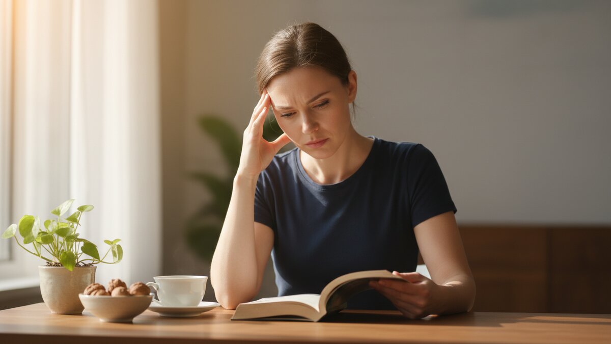 Magnezij treonat kapsule za podršku mozgu i pamćenju sa svježim povrćem bogatim magnezijem u pozadini
